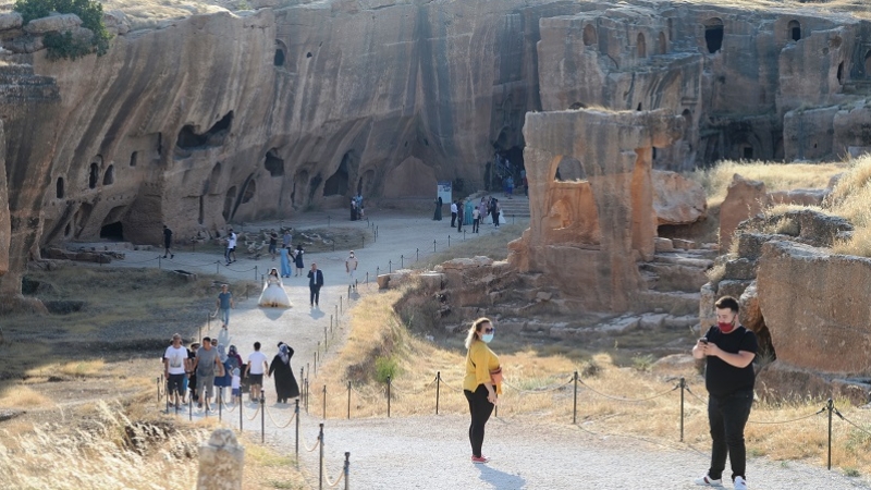 Mardin'deki Dara Antik Kenti ziyaretçilerini cezbediyor