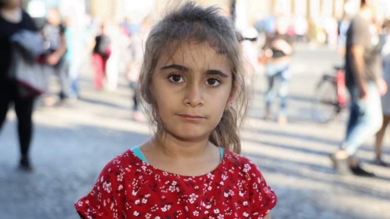 Almanya'da küçük Emine için kök hücre bağışı etkinliği
