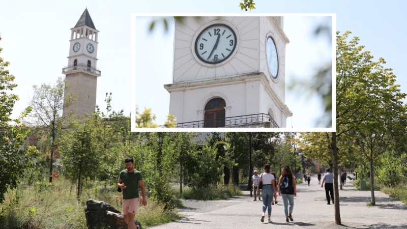 Tiran'daki Osmanlı mirası Saat Kulesi, şehrin önemli sembollerinden biri olmaya devam ediyor