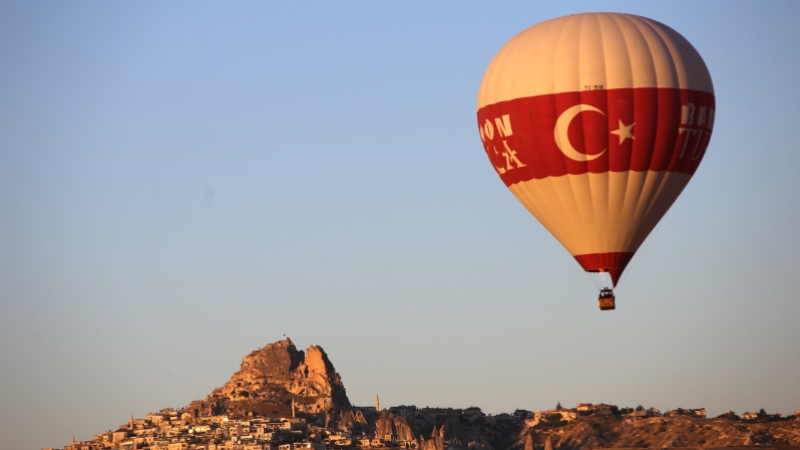 Kapadokya'ya 6 ayda havadan 43 milyon avro geldi