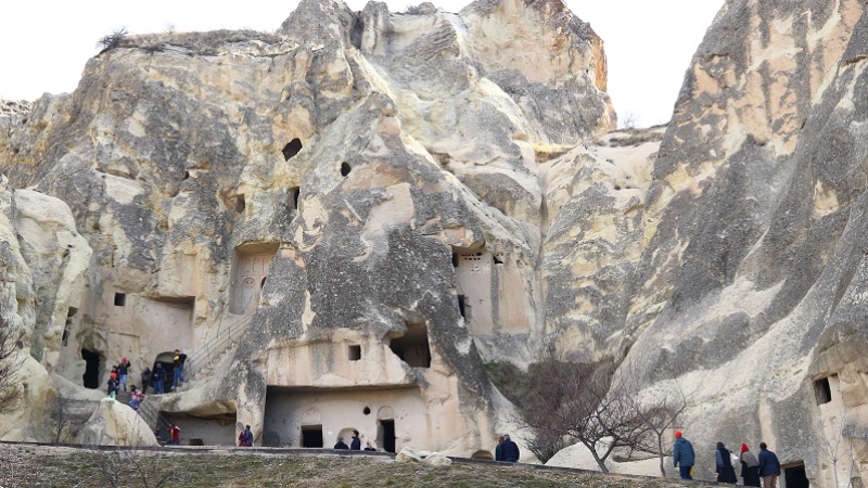 Kapadokya'daki müze ve ören yerlerine ziyaretçi akını