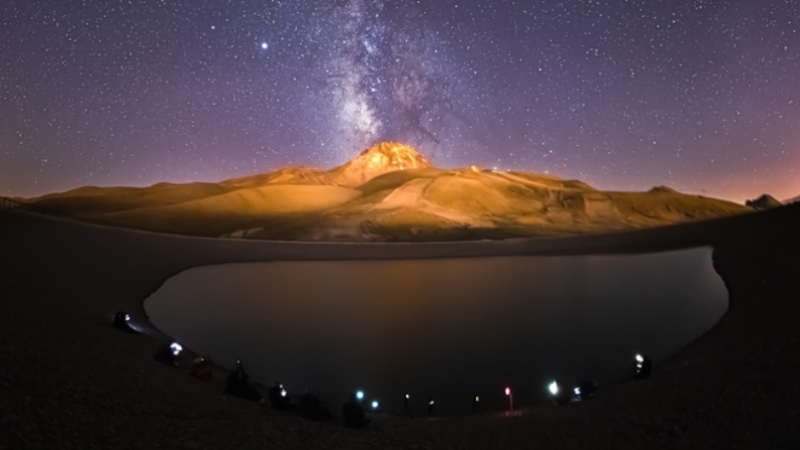Gökyüzü meraklıları Erciyes'te buluşuyor