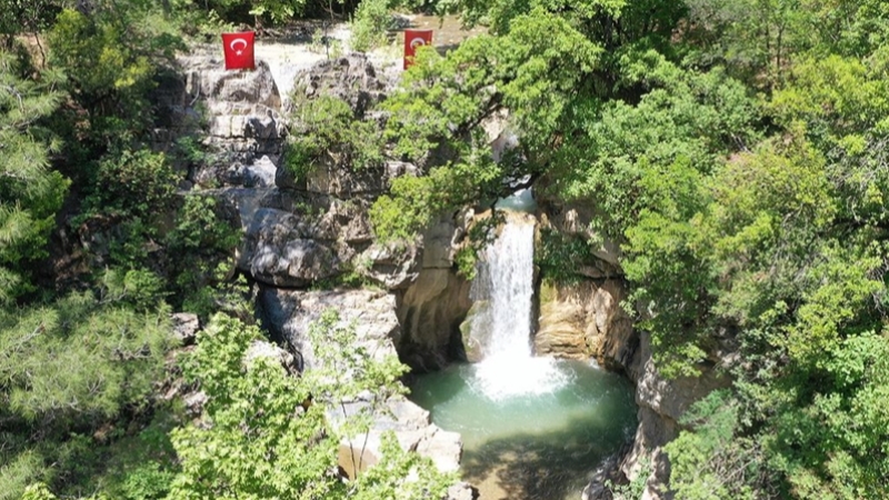 Kahramanmaraş'ın saklı güzelliği 'Galgamaç Şelalesi'