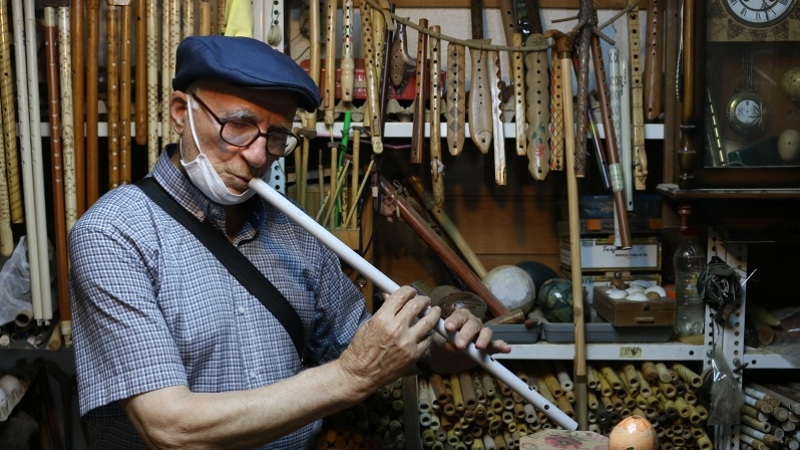 Kosovalı flüt ustası, hayatını flütlere ve yeni keşiflere adadı